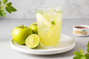 Лимонад с зеленым яблоком и лаймом - фото шаг 8