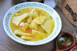 Украинский суп с галушками - фото шаг 13
