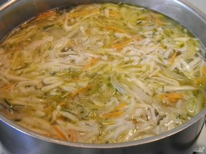 Вегетарианский суп с лапшой - фото шаг 7