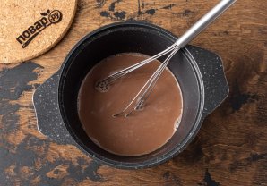 Горячий шоколад с имбирём и халвой - фото шаг 5
