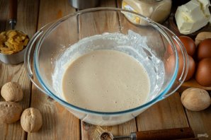 Кулич с орехами - фото шаг 5