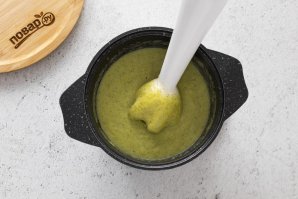 Суп-пюре из лука-порей и брокколи - фото шаг 7