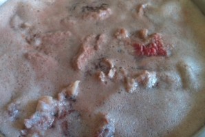 Фасолевый суп на мясном бульоне - фото шаг 4