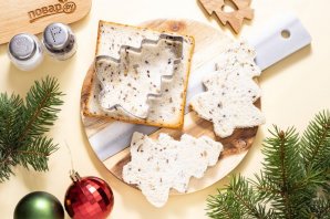 Тосты "Елочки" - фото шаг 2