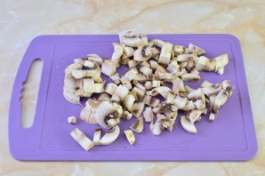 Фрикасе из свинины с грибами - фото шаг 4