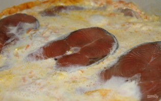 Семга в сливочном соусе в духовке - фото шаг 7