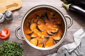 Баклажаны в томате на зиму - фото шаг 8