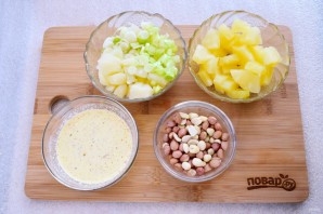 Салат картофельный с ананасом - фото шаг 2