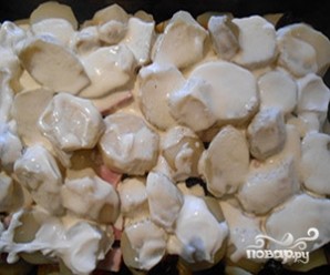 Запеканка картофельная с сушеными грибами - фото шаг 6