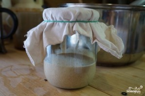 Домашний хлеб на закваске в духовке - фото шаг 1
