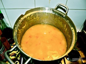 Хрустящий суп из тыквы с сухариками - фото шаг 9