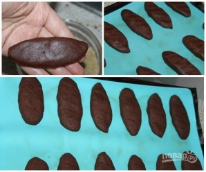Шоколадные "пальчики" с орехами - фото шаг 3