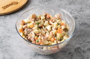 Картофельный салат по-русски - фото шаг 7