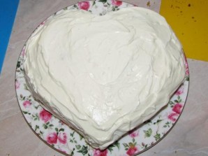 Торт "Влюбленное сердце" - фото шаг 6