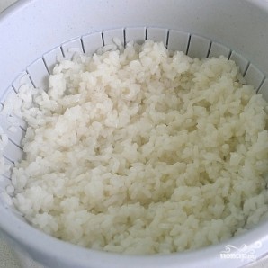 Щука с рисом и грибами - фото шаг 1