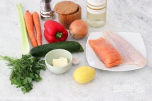 Рыба в духовке с овощами - фото шаг 1
