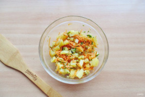 Салат с картофелем и морковью по-корейски - фото шаг 7