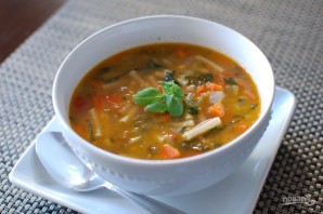 Минестроне (суп из овощей) - фото шаг 9