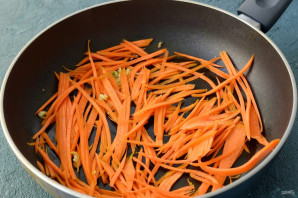 Гречневая лапша с овощами - фото шаг 3