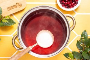 Клюквенный напиток - фото шаг 10