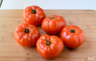Запеченные томаты - фото шаг 1
