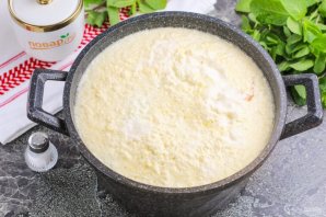 Адыгейский сыр из козьего молока в домашних условиях рецепт - фото шаг 3