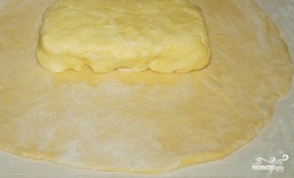 Слоеное тесто для "Наполеона" - фото шаг 2