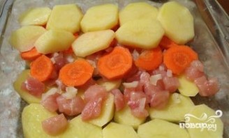 Картофельная запеканка с куриной грудкой - фото шаг 2