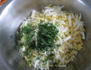 Лаваш с сыром, яйцом и зеленью - фото шаг 5