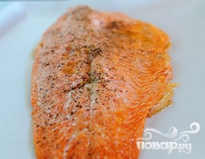 Жареный лосось с картофелем, спаржей и каперсами - фото шаг 3