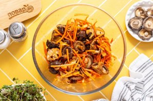 Шиитаке по-корейски - фото шаг 9