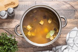 Постный суп с грибами - фото шаг 11