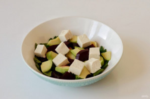 Салат из свеклы с тофу - фото шаг 5