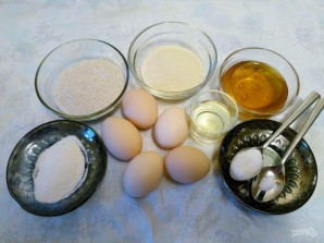 Алжирский пирог на сковороде - фото шаг 1
