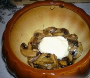 Картошка в горшочках с грибами - фото шаг 5