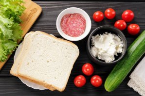 Закуска на шпажках на Новый год - фото шаг 1