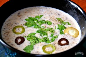 Суп с грибами и сливочным сыром - фото шаг 7