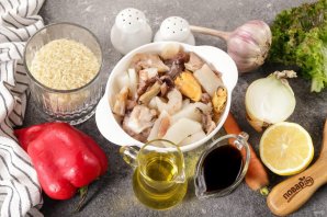 Жареный рис с морепродуктами - фото шаг 1
