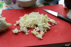 Легкий салат с лисичками и шампиньонами - фото шаг 4