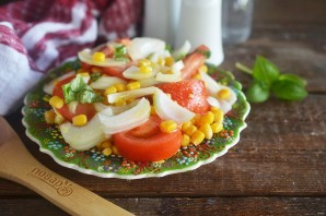 Летний кукурузный салат - фото шаг 5