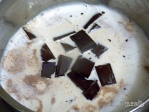 Кокосовые тарталетки с шоколадной начинкой - фото шаг 5