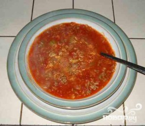 Суп с говядиной и помидорами - фото шаг 3