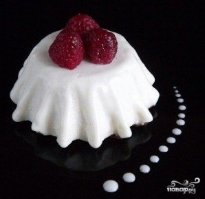 Творожный десерт с малиной - фото шаг 8
