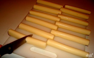 Сырные палочки из моцареллы - фото шаг 1