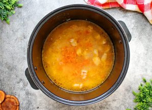 Рис с мясом в мультиварке - фото шаг 8