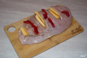 Мясо под сметанным соусом в духовке - фото шаг 2