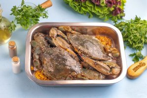 Краб в духовке - фото шаг 6