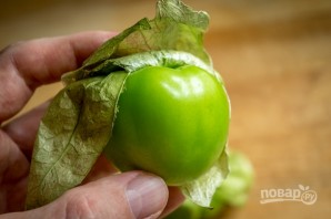 Соус из овощного фезалиса - фото шаг 1