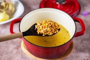 Гороховая каша с мясом - фото шаг 6