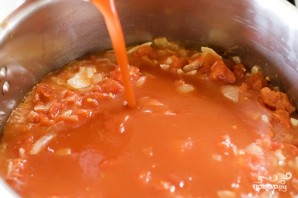 Суп с консервированными помидорами - фото шаг 3